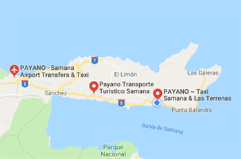 Payano - Servicio de Taxi en Las Terrenas ubicado en el Hotel Portillo.